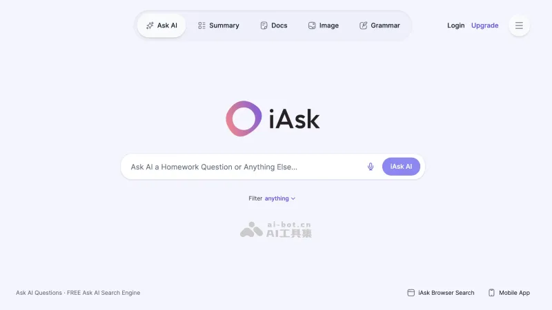 iAsk AI搜索